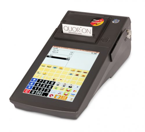 POS systém Qtouch 8 Black, tiskárna 57mm, LAN