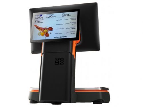 Váhopokladna s dotykovým ovládáním SUNMI S2 LCD 15.6"+ 11.6" + SW MAXI