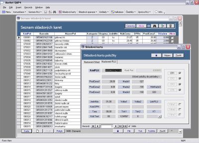 Software CONTO Sklad - skladové evidence pro obchody