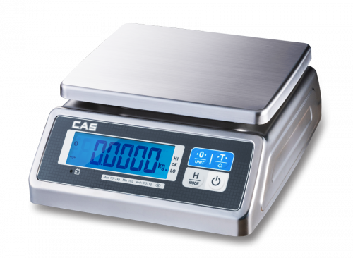 Voděodolná váha CAS SW2-CWS-6DR, IP-65, LCD