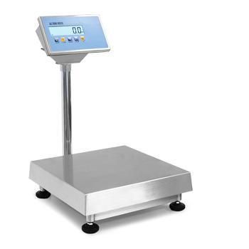 Váha můstková celonerezová ZEVA 1TC, 400×400mm s indikátorem DFWLI do 60kg