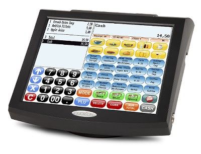 POS systém Qtouch 12 Black RSRS, LAN, Dallas, dotyk LCD