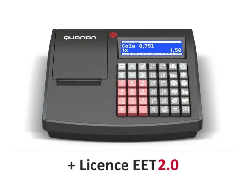 Registrační pokladna QMP 65 + licence EET 2.0