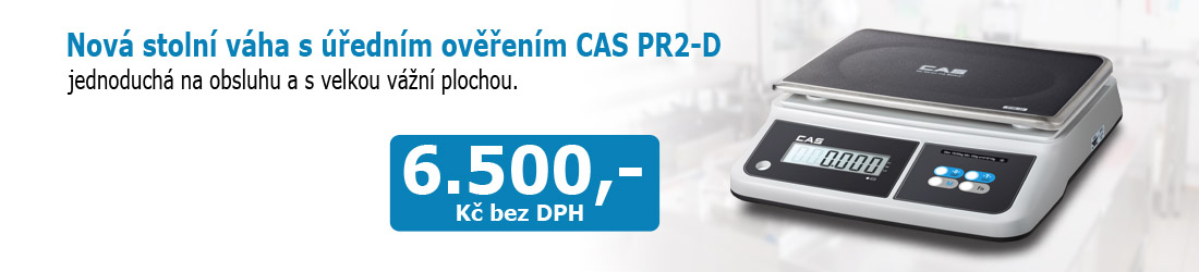 Novinka - stolní váha CAS PR2-D